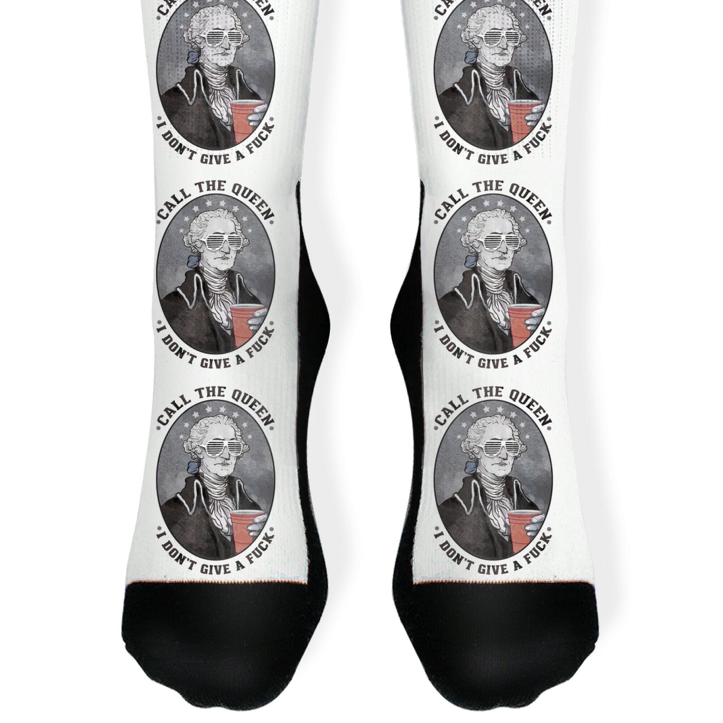 Call The Queen I Don't Give A Fuck Socks