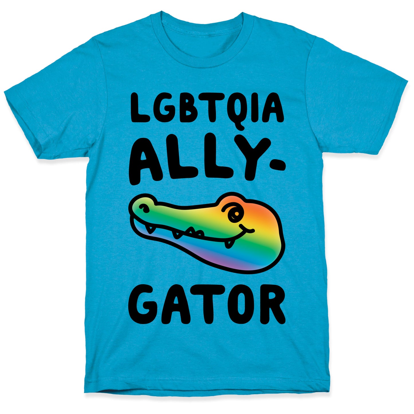 LGBTQIA Ally-Gator Unisex Triblend Tee