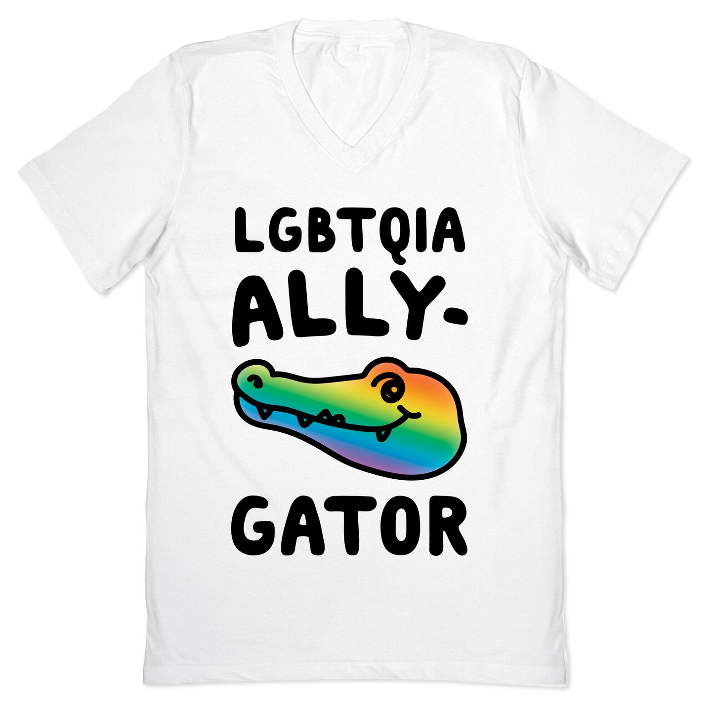 LGBTQIA Ally-Gator V-Neck