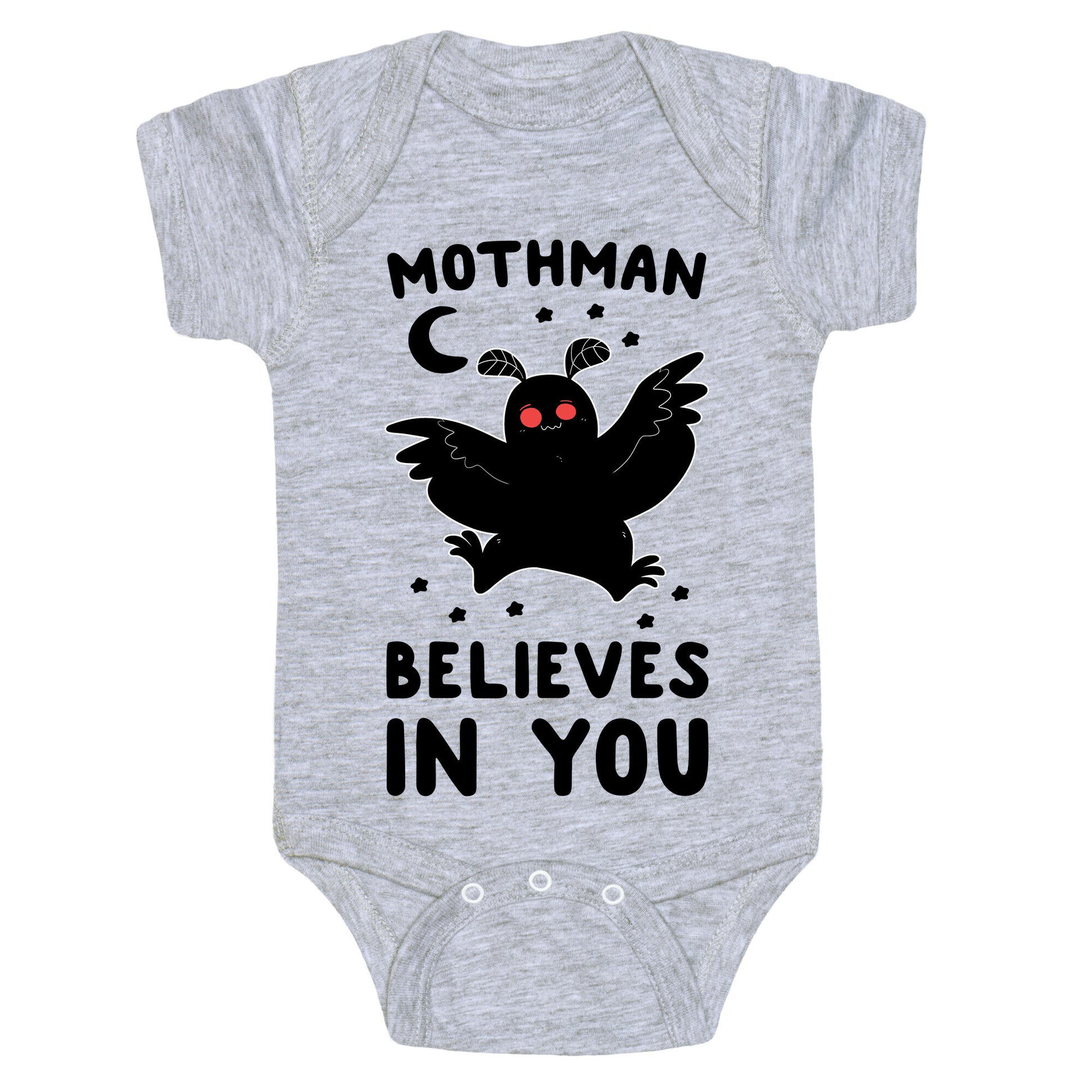 Mothman Believes in You Baby One Piece