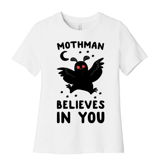 Mothman Believes in You Women's Cotton Tee