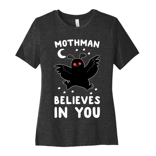 Mothman Believes in You Women's Cotton Tee