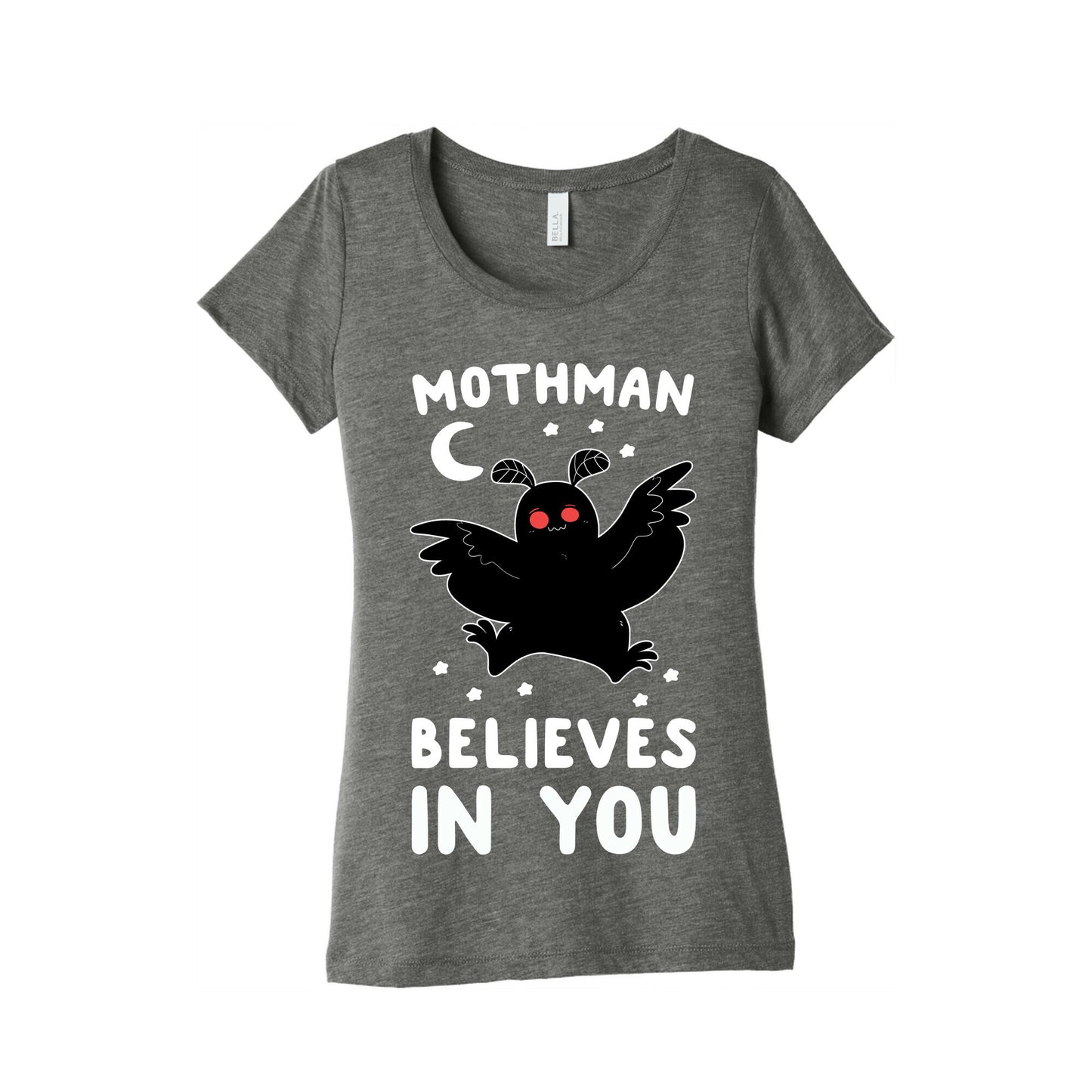 Mothman Believes in You Women's Triblend Tee