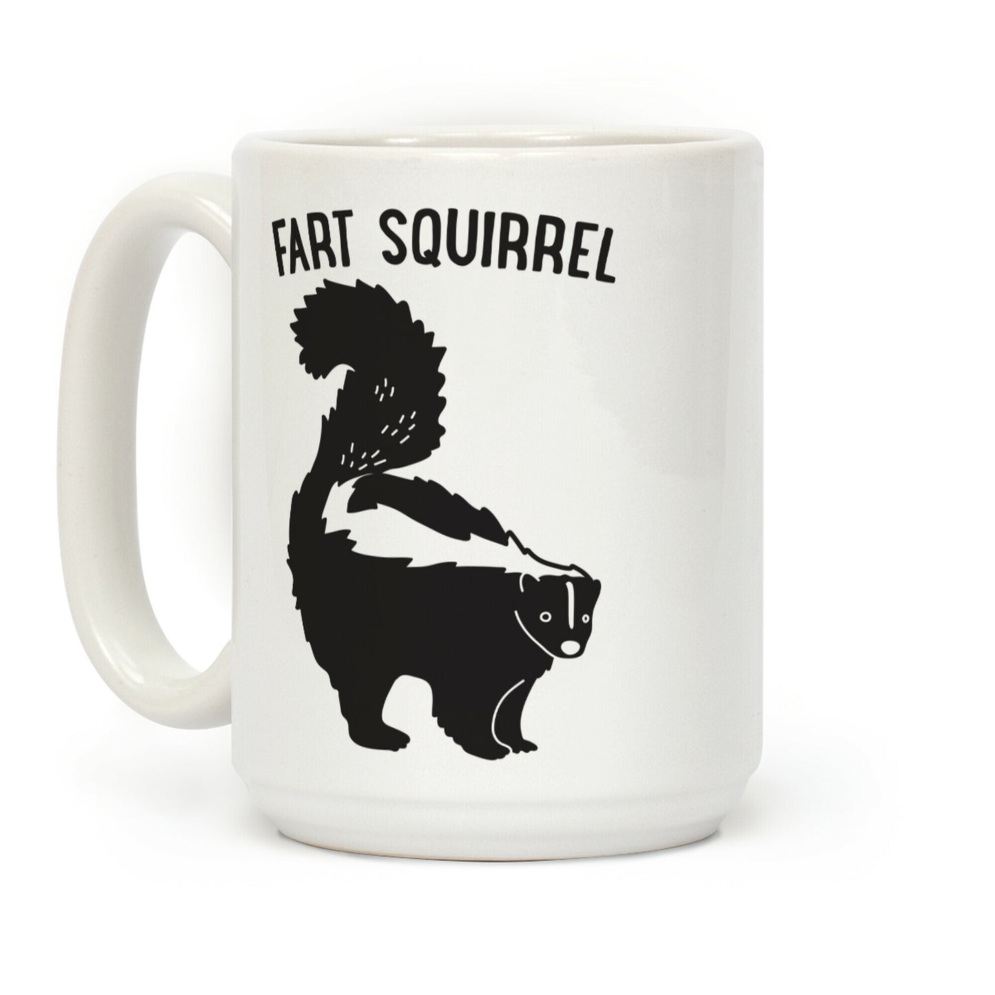 Fart Squirrel Skunk Coffee Mug