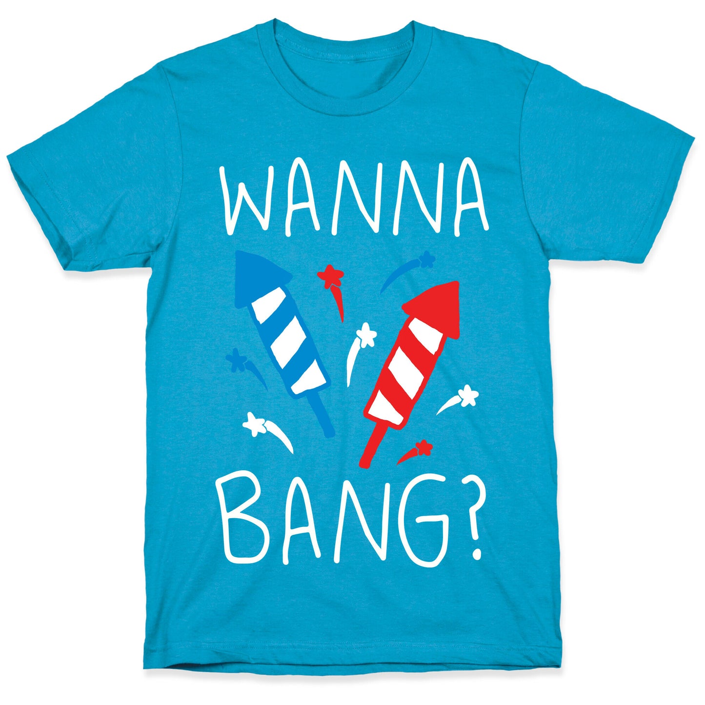 Wanna Bang Fireworks Unisex Triblend Tee