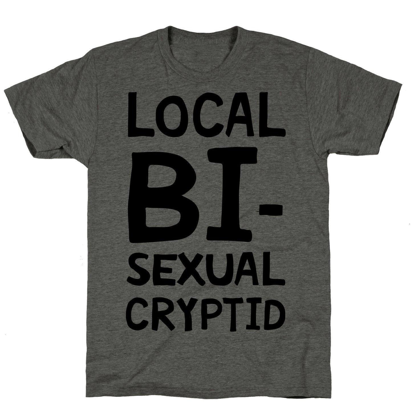 Local Bisexual Cryptid Unisex Triblend Tee