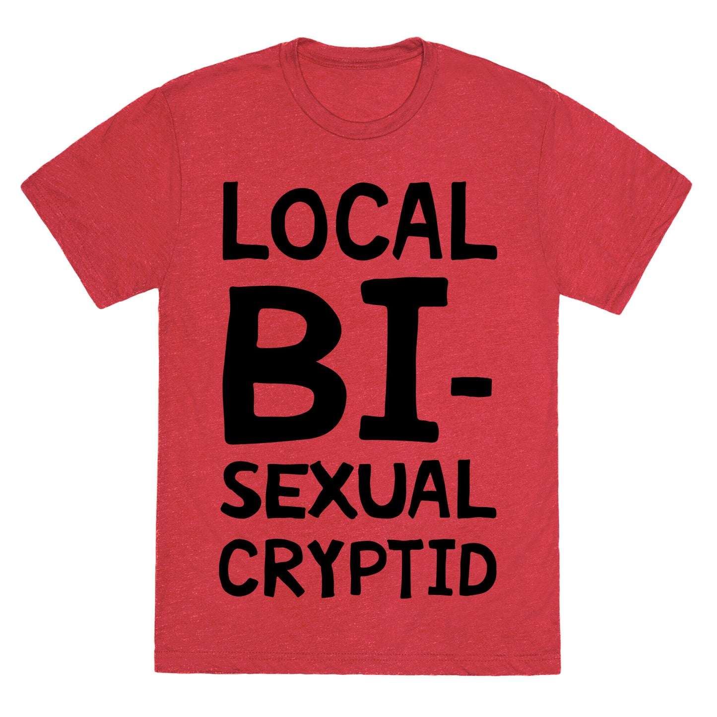 Local Bisexual Cryptid Unisex Triblend Tee