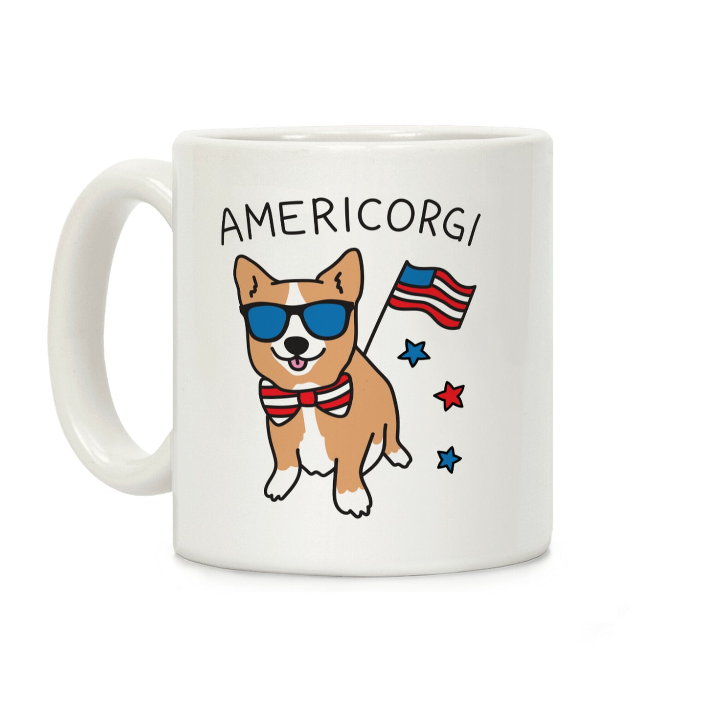 AmeriCorgi Patriotic Corgi Coffee Mug