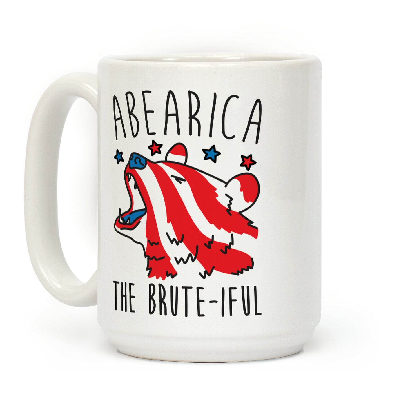 ABEARica The Brute-iful Merica Bear Coffee Mug