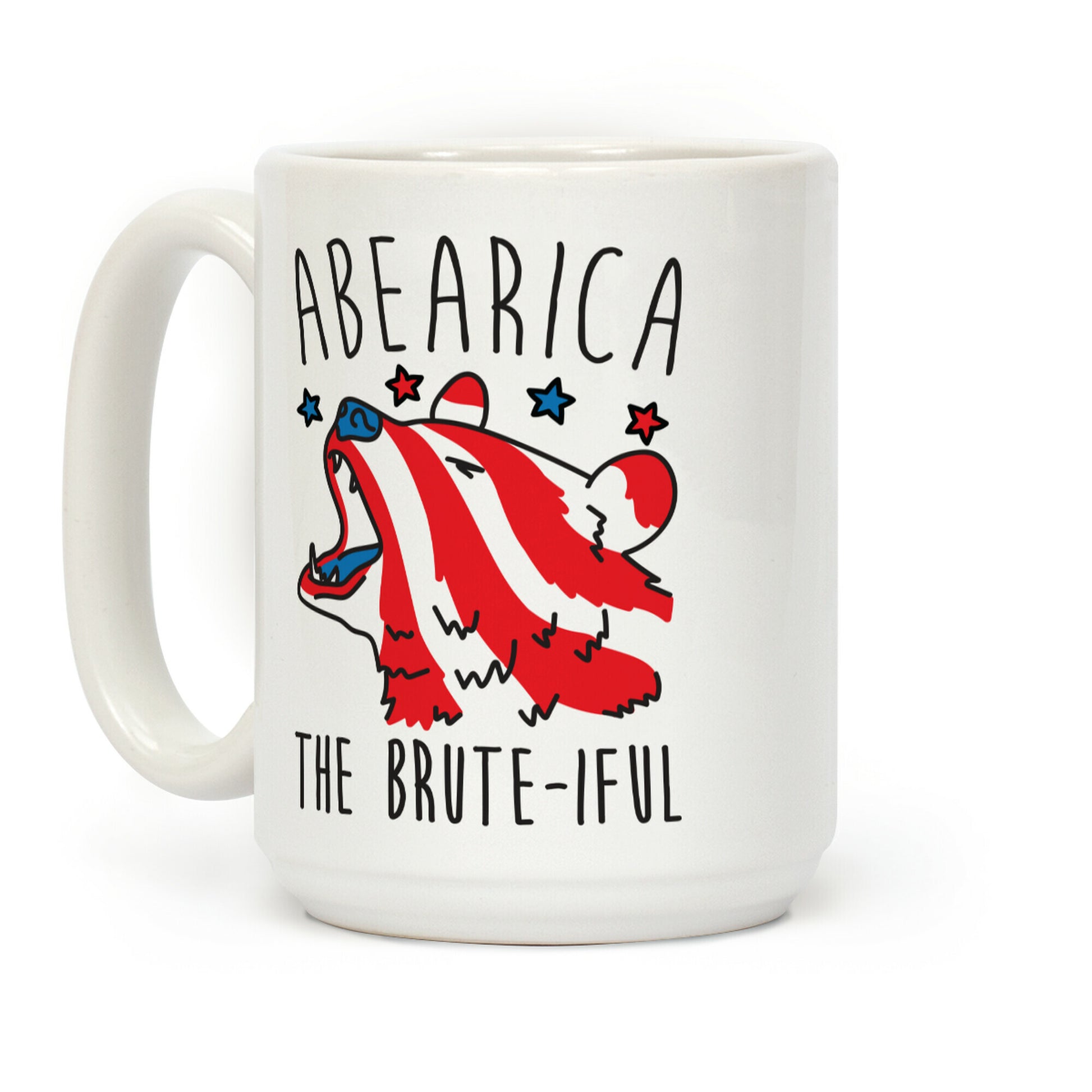 ABEARica The Brute-iful Merica Bear Coffee Mug
