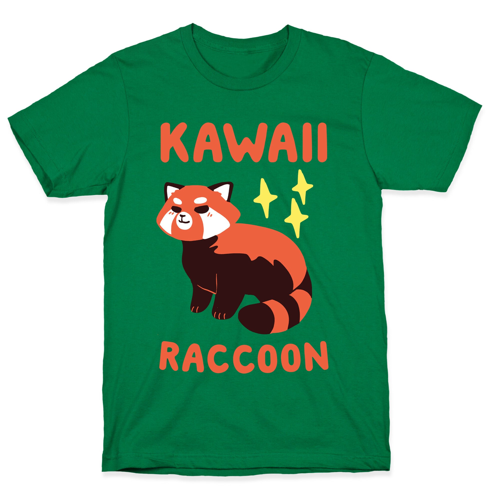 Kawaii Raccoon - Red Panda T-Shirt