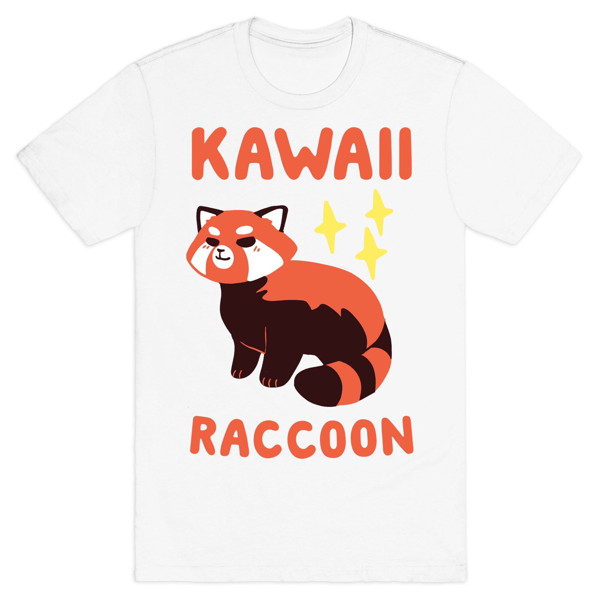 Kawaii Raccoon - Red Panda T-Shirt