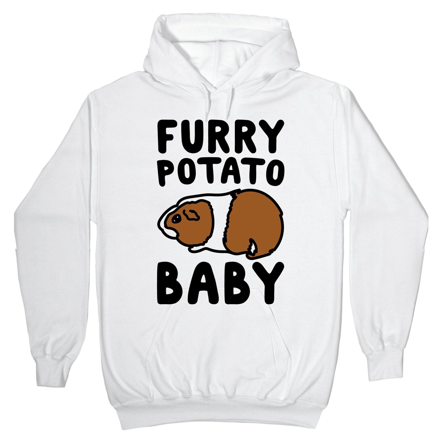 Furry Potato Baby Guinea Pig Parody Hoodie
