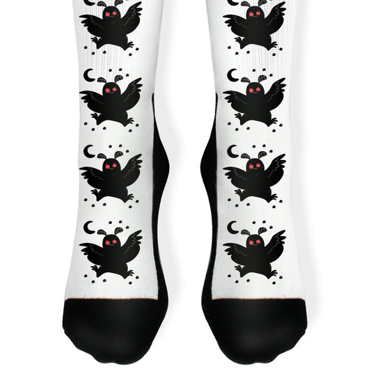 Mothman Believes in You Socks