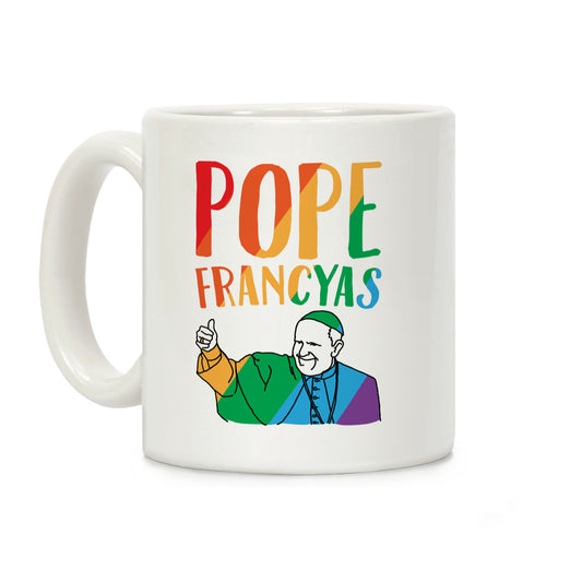 Pope Francyas Parody Coffee Mug
