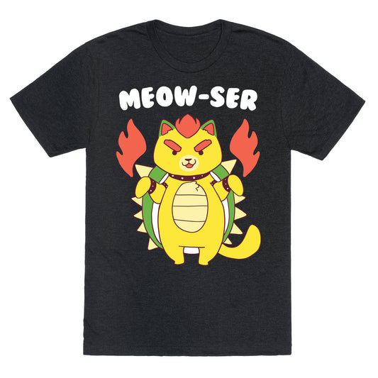 Meow-ser Bowser Unisex Triblend Tee