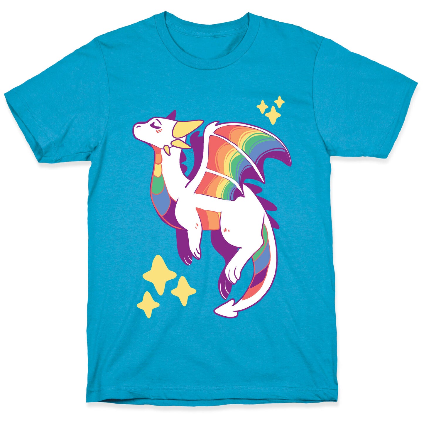 Gay Pride Dragon Unisex Triblend Tee