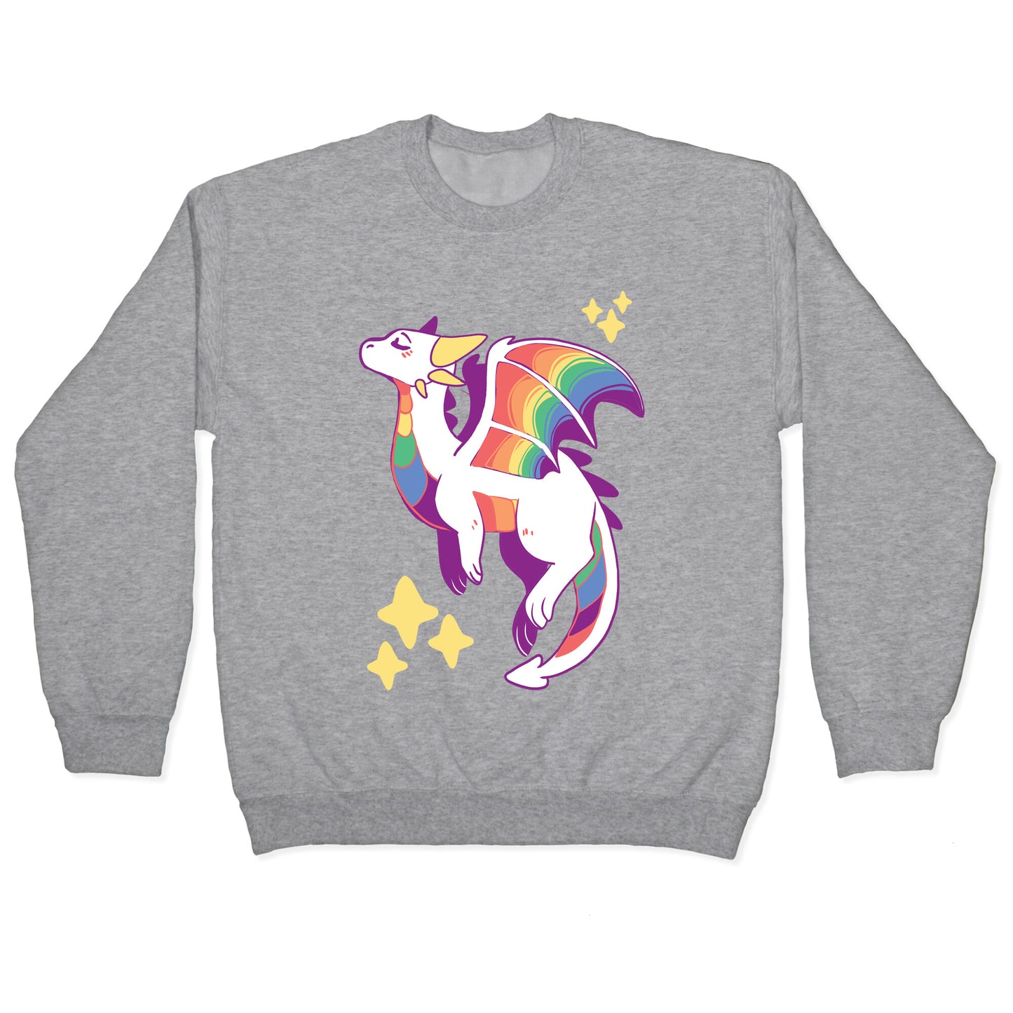 Gay Pride Dragon Crewneck Sweatshirt