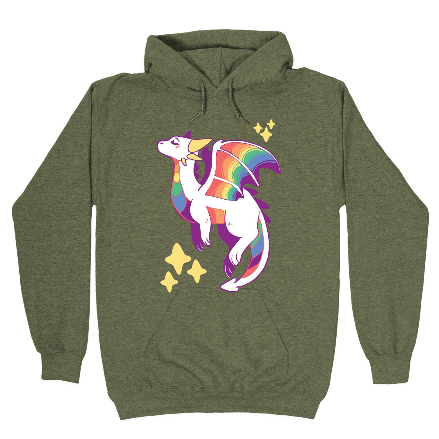 Gay Pride Dragon Hoodie
