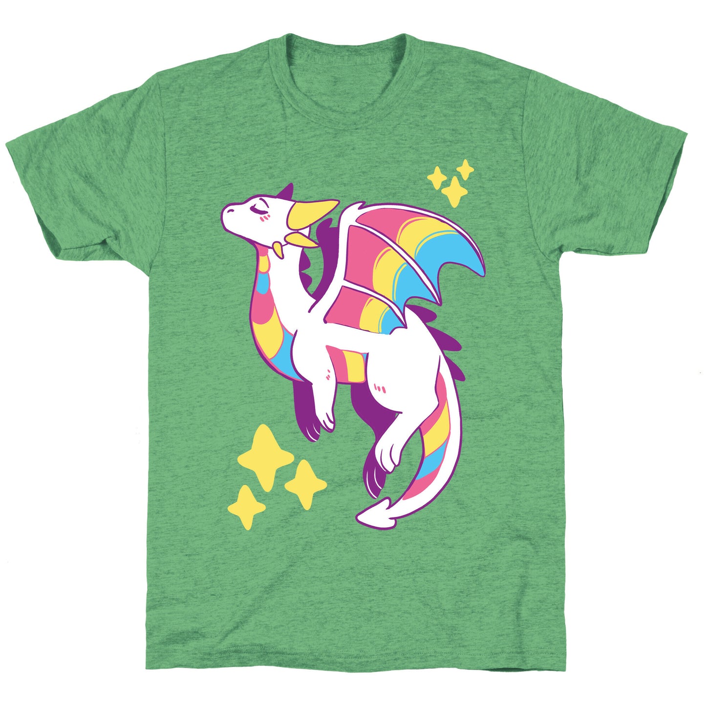 Pan Pride Dragon Unisex Triblend Tee