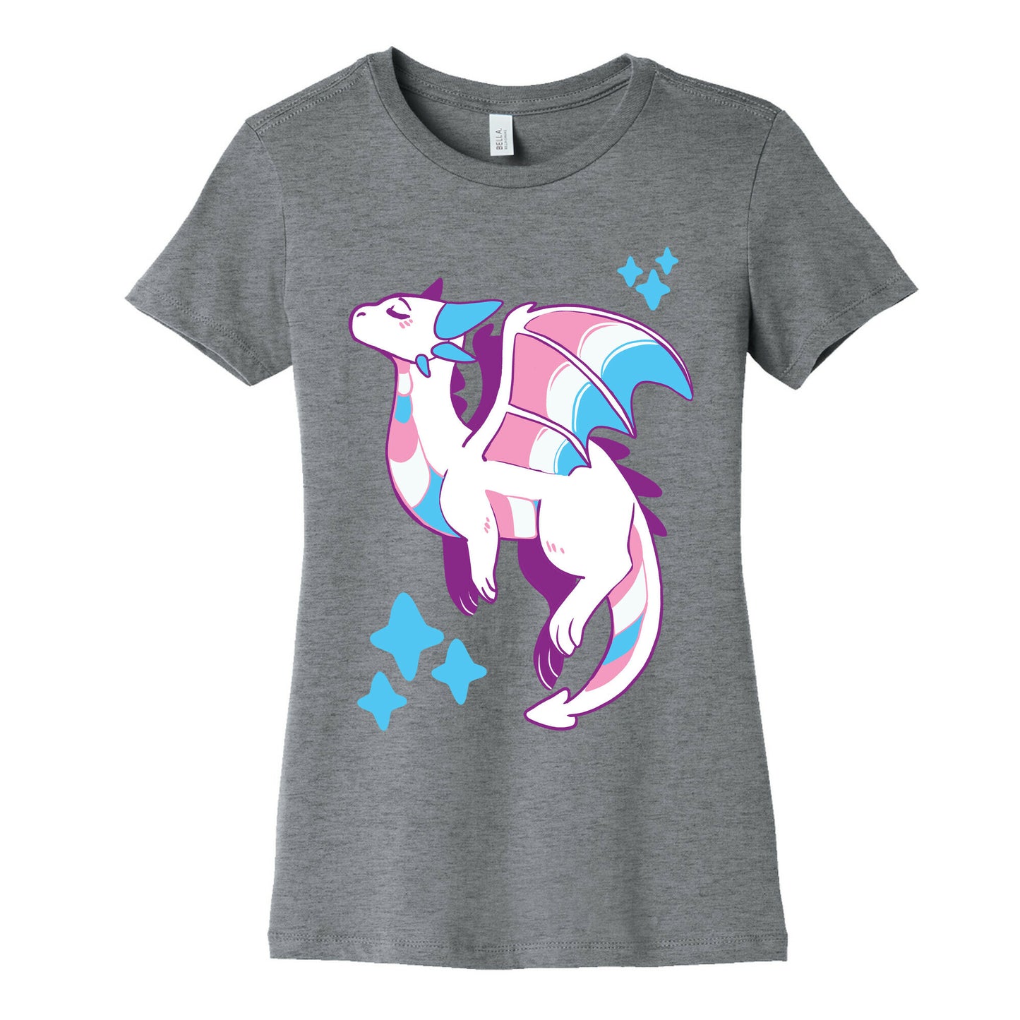 Trans Pride Dragon Women's Cotton Tee