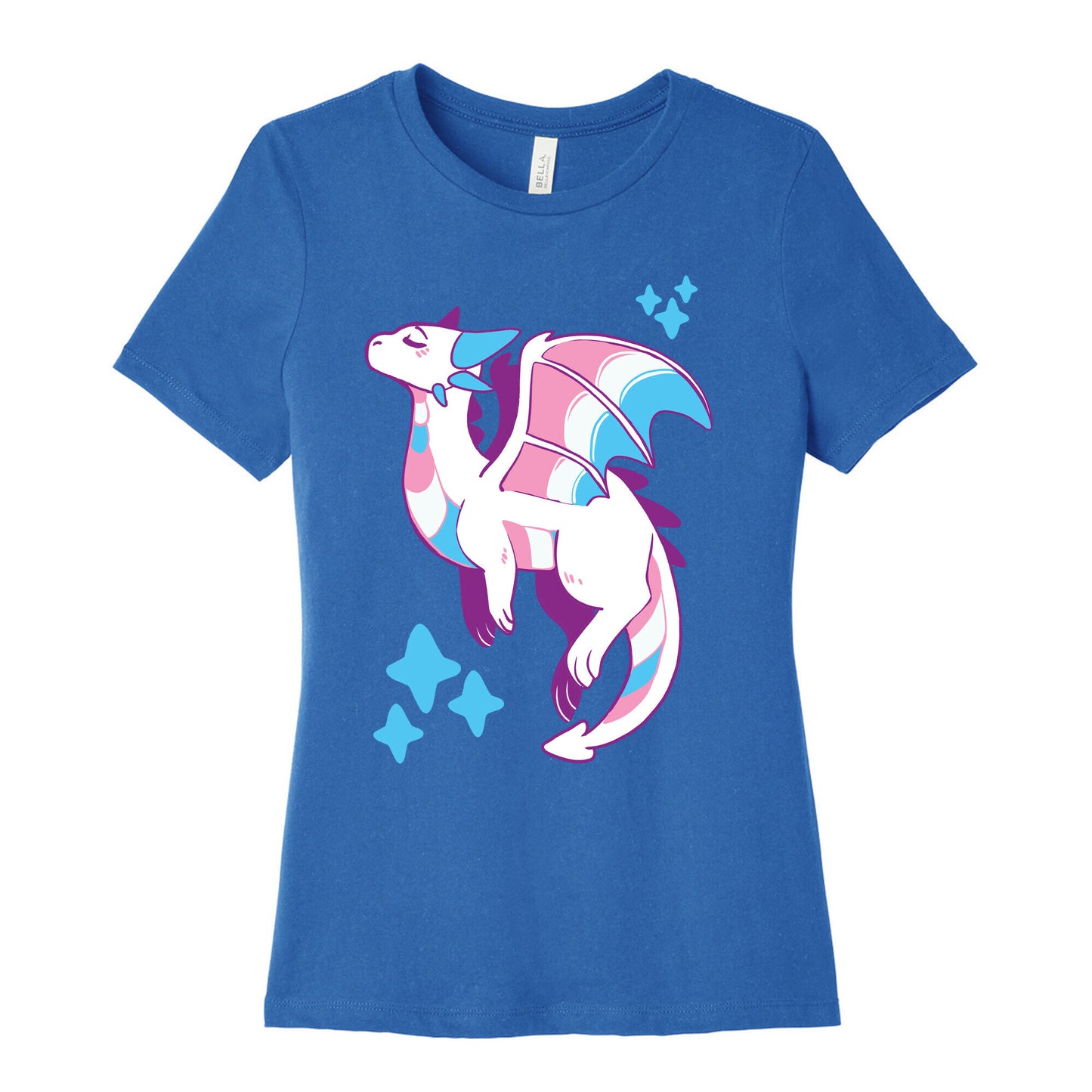 Trans Pride Dragon Women's Cotton Tee