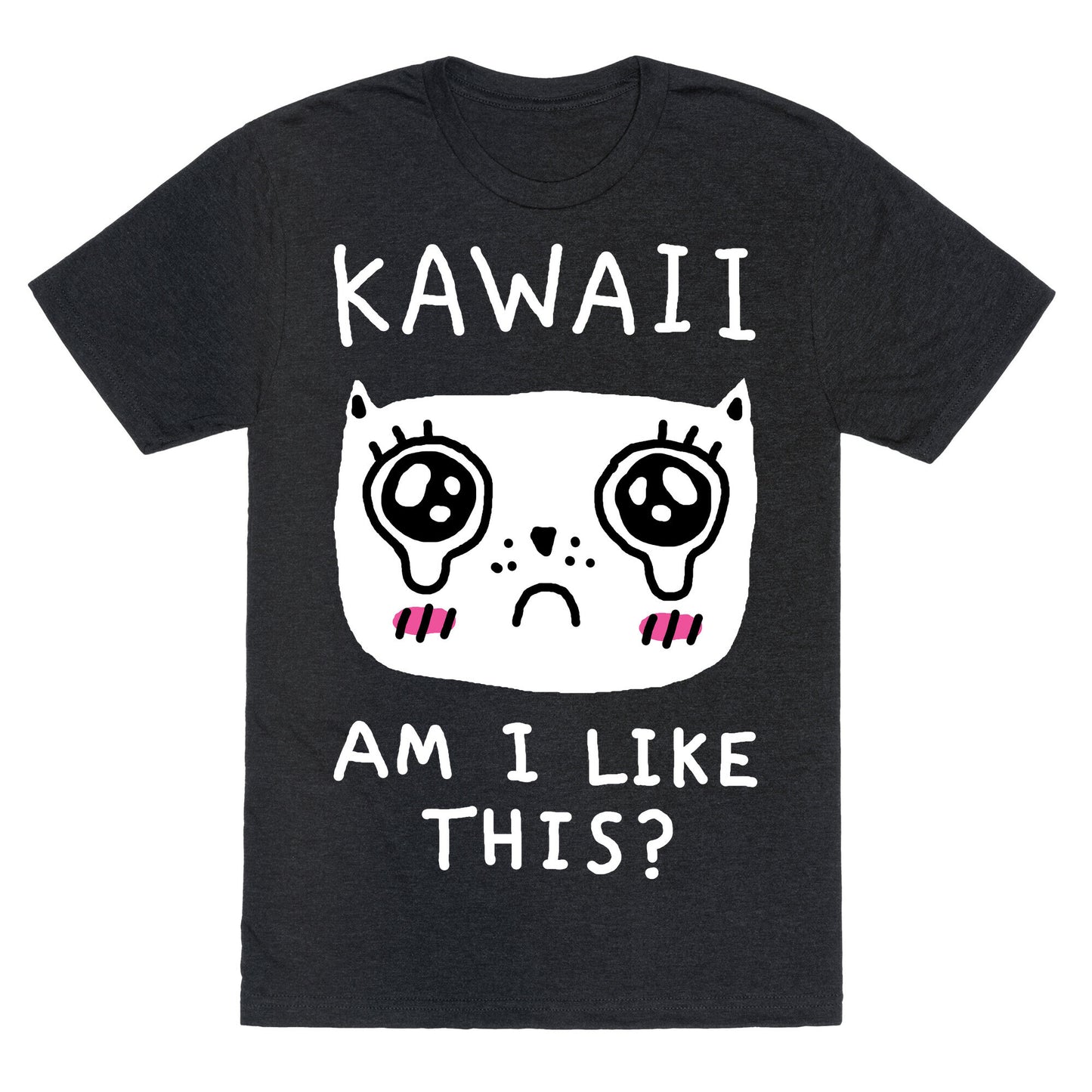 Kawaii Am I Like This Unisex Triblend Tee