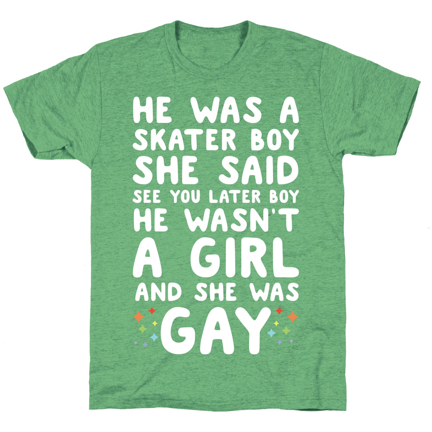 He Was A Skater Boy Unisex Triblend Tee