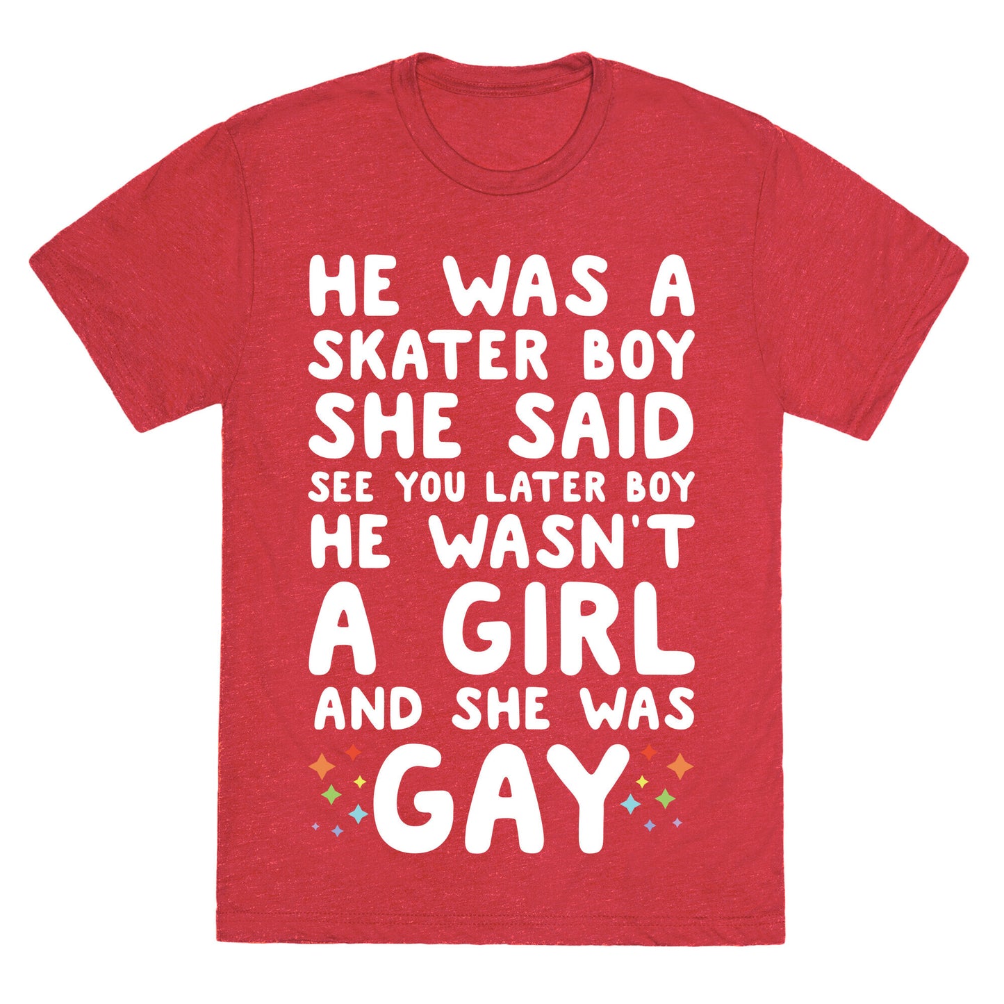 He Was A Skater Boy Unisex Triblend Tee