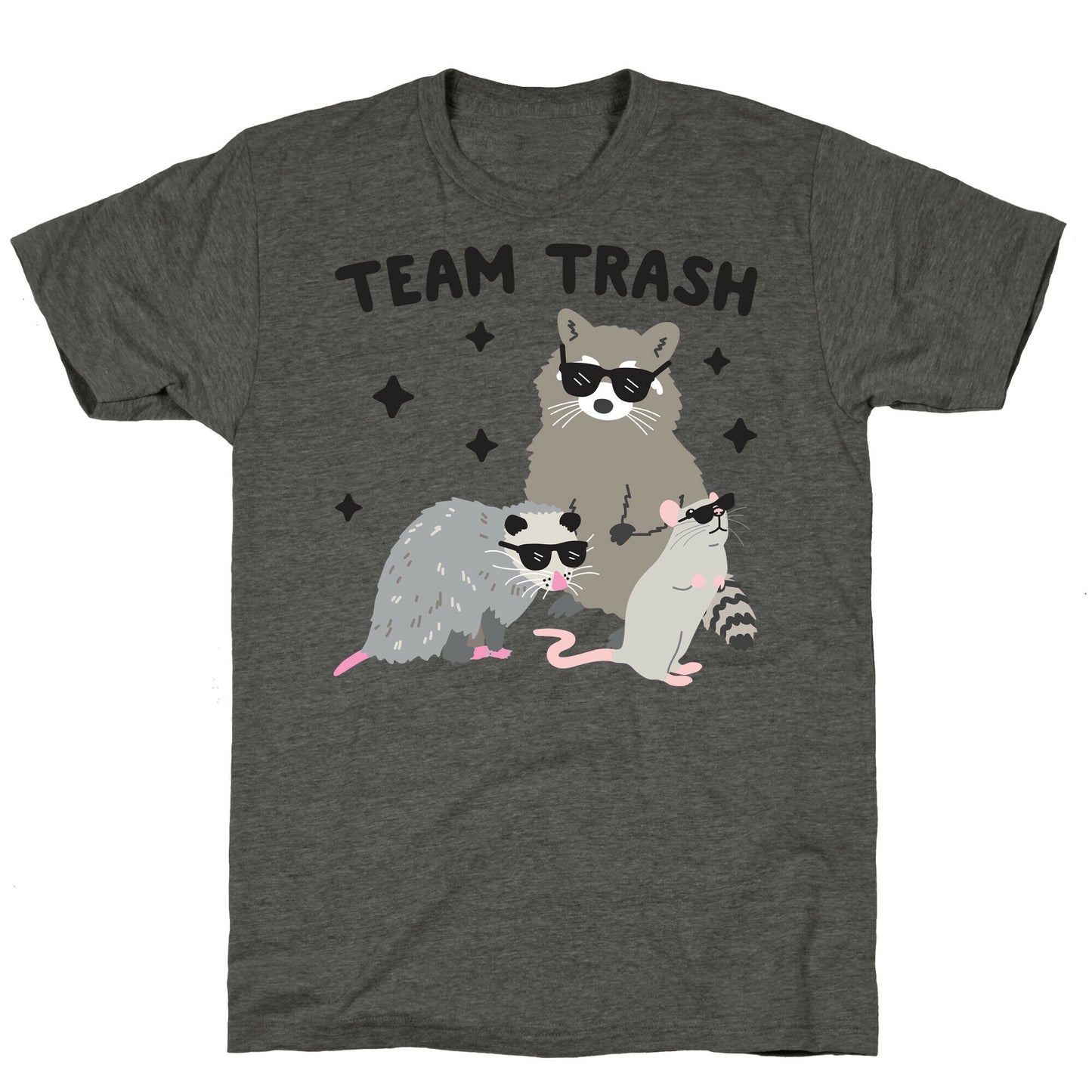 Team Trash Opossum Raccoon Rat Unisex Triblend Tee