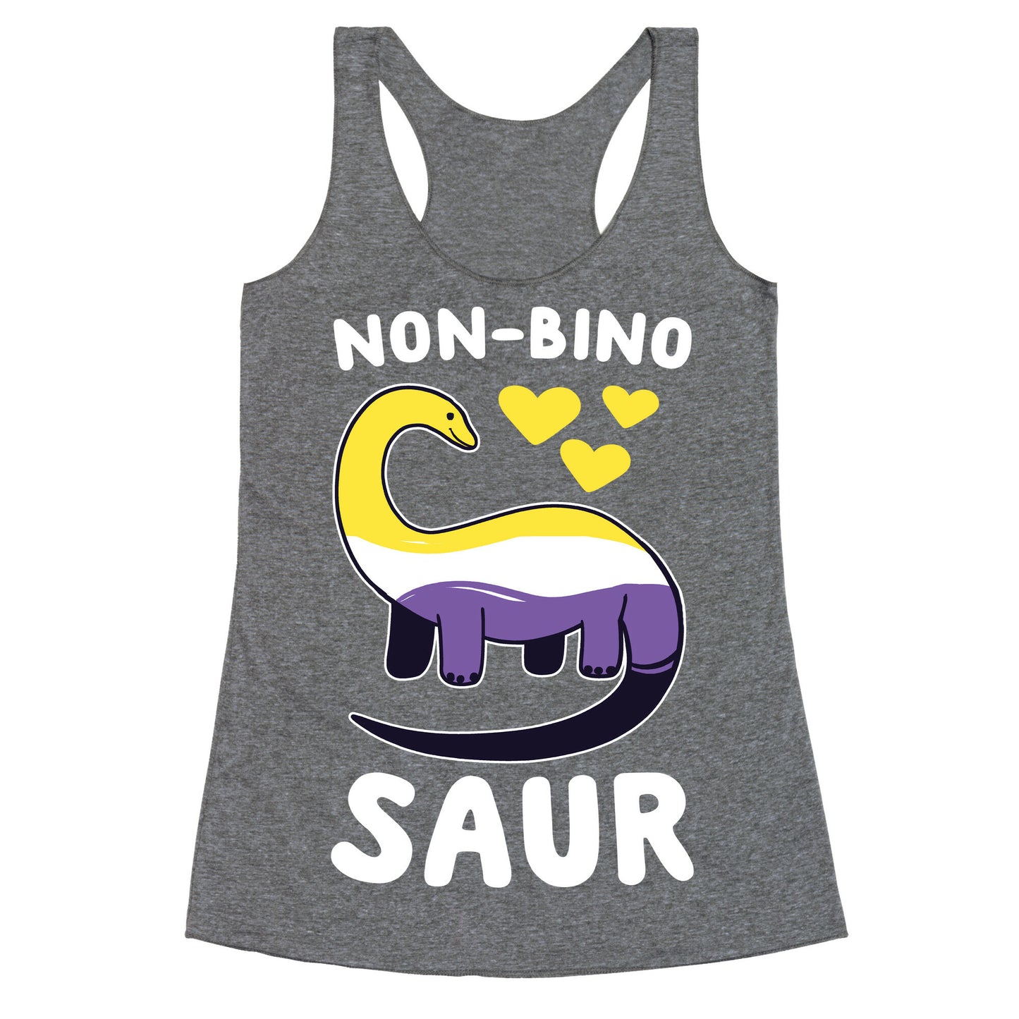 Non-Binosaur Racerback Tank