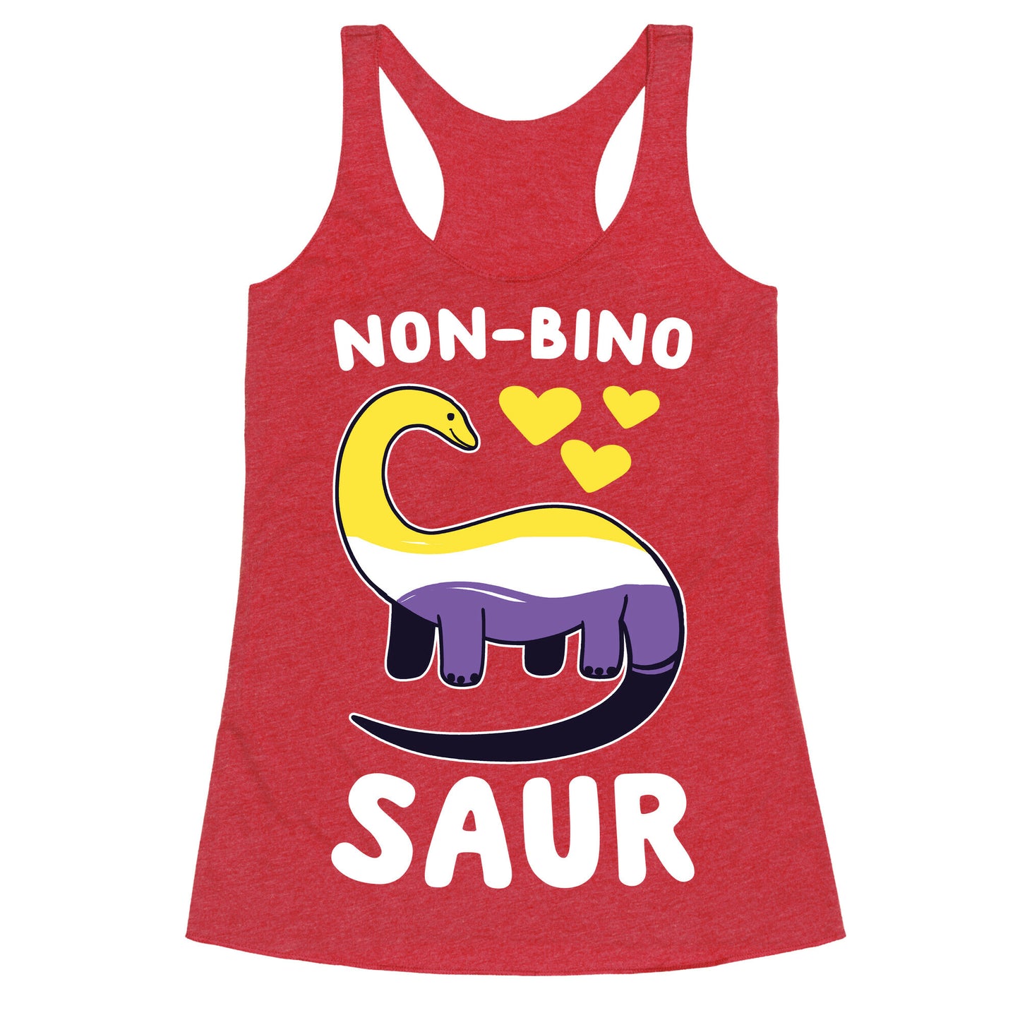 Non-Binosaur Racerback Tank