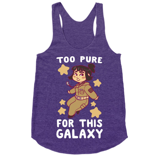 Too Pure For This Galaxy - Rose Tico Racerback Tank