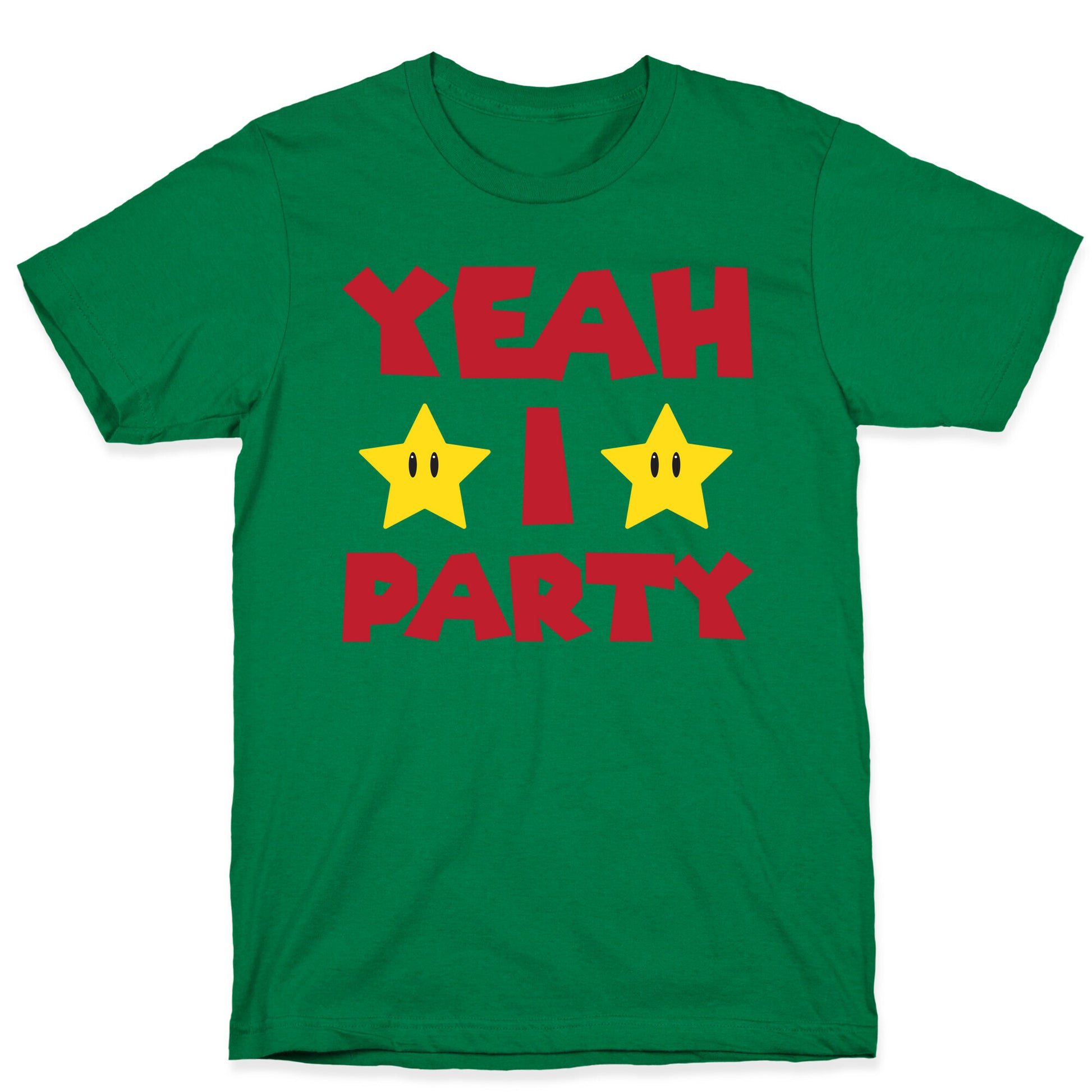 Yeah I Party Mario Parody T-Shirt