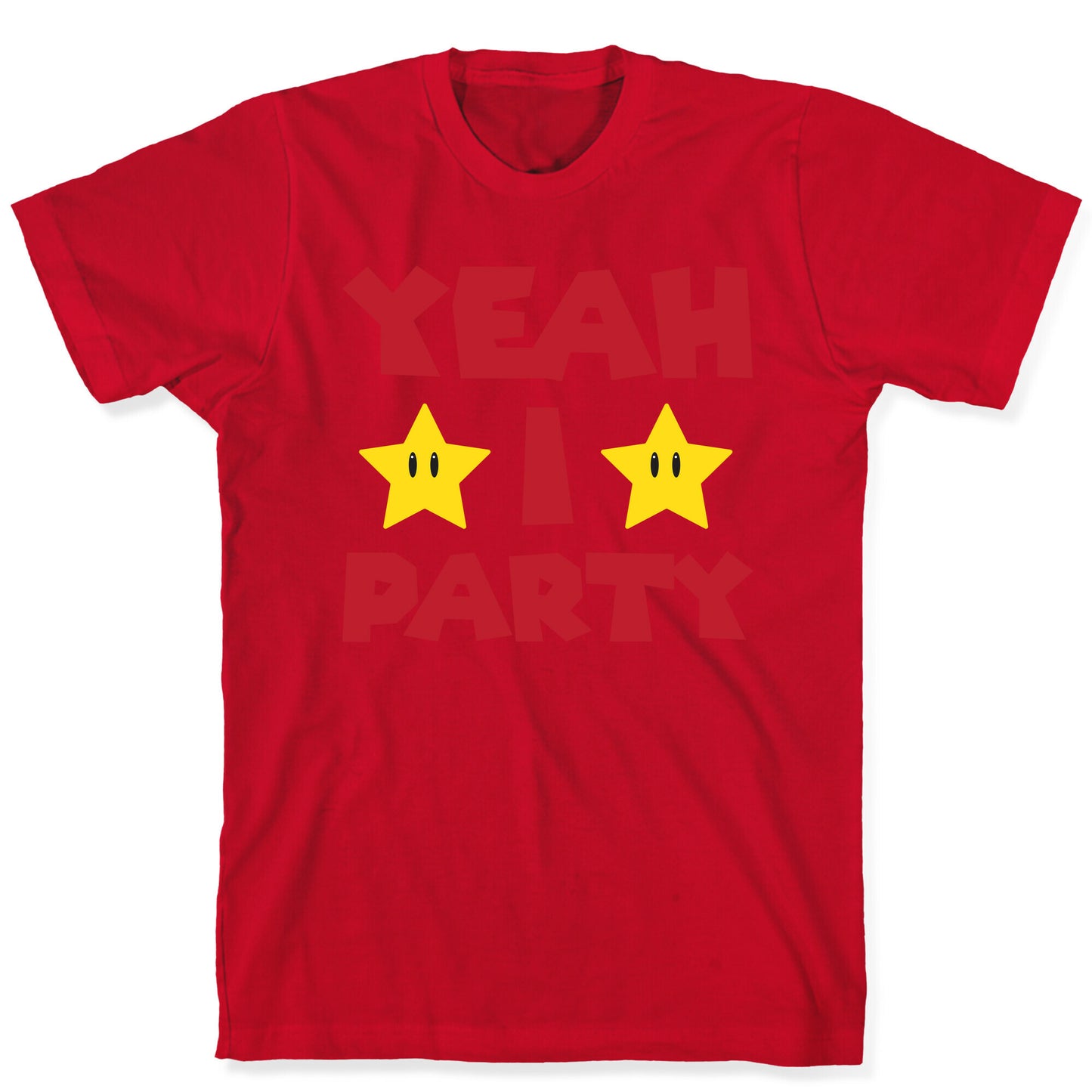 Yeah I Party Mario Parody T-Shirt