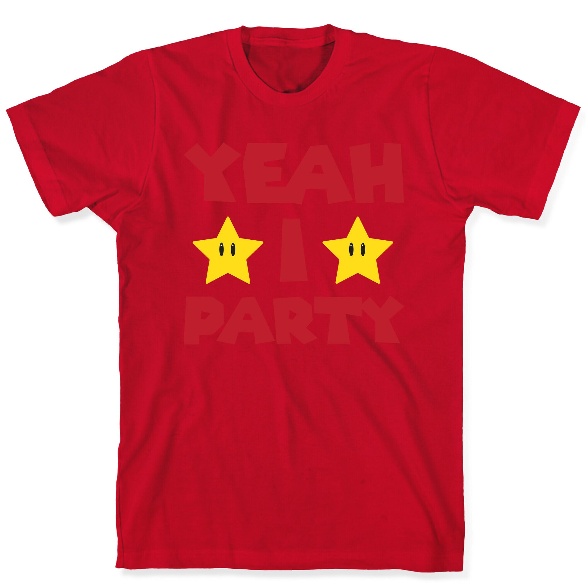 Yeah I Party Mario Parody T-Shirt