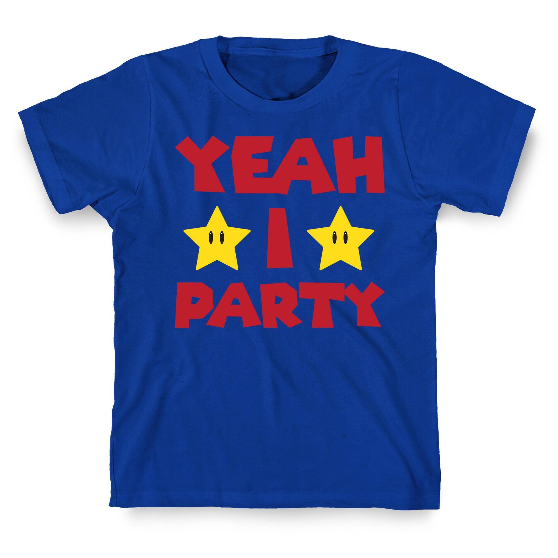 Yeah I Party Mario Parody T-Shirt