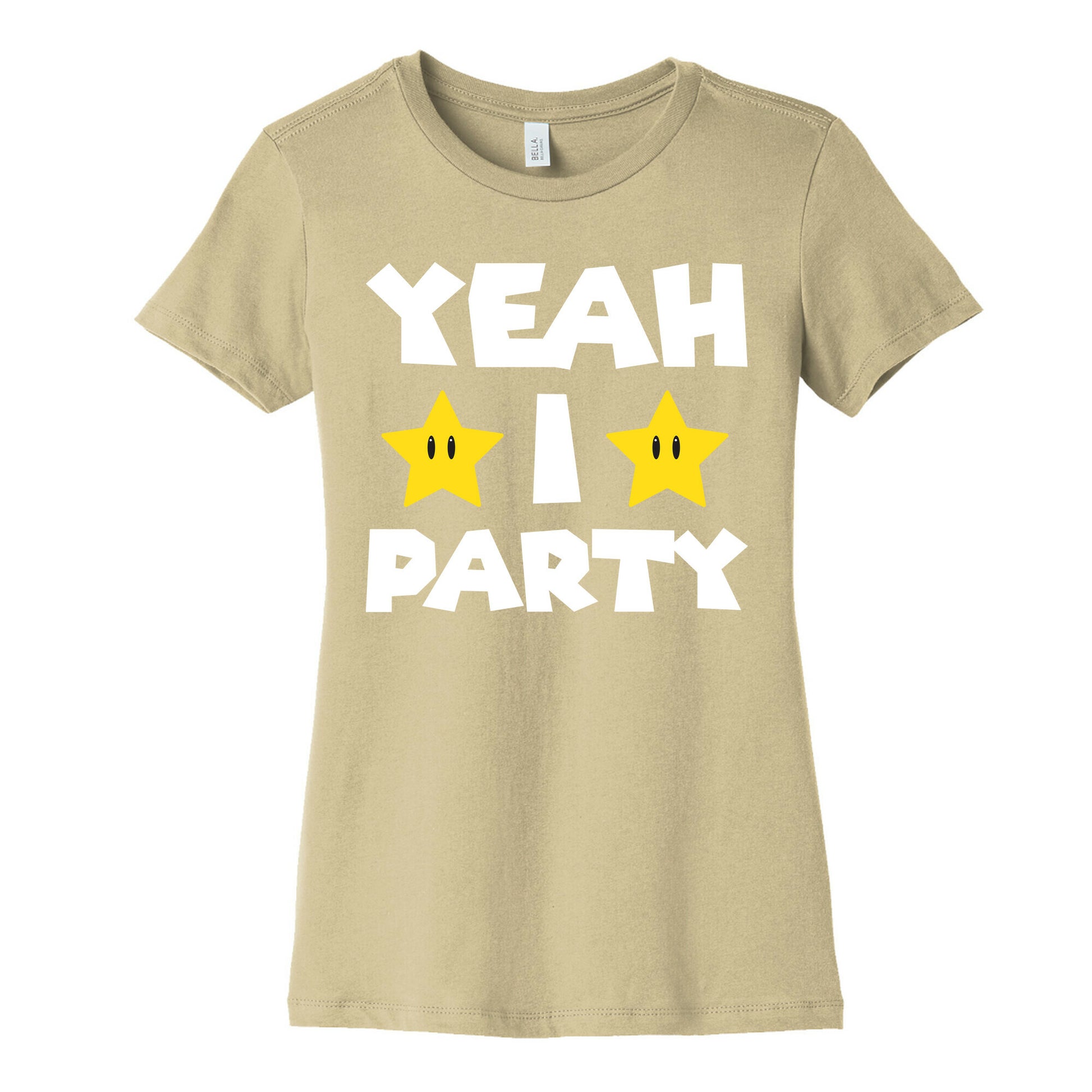 Yeah I Party Mario Parody Women's Cotton Tee
