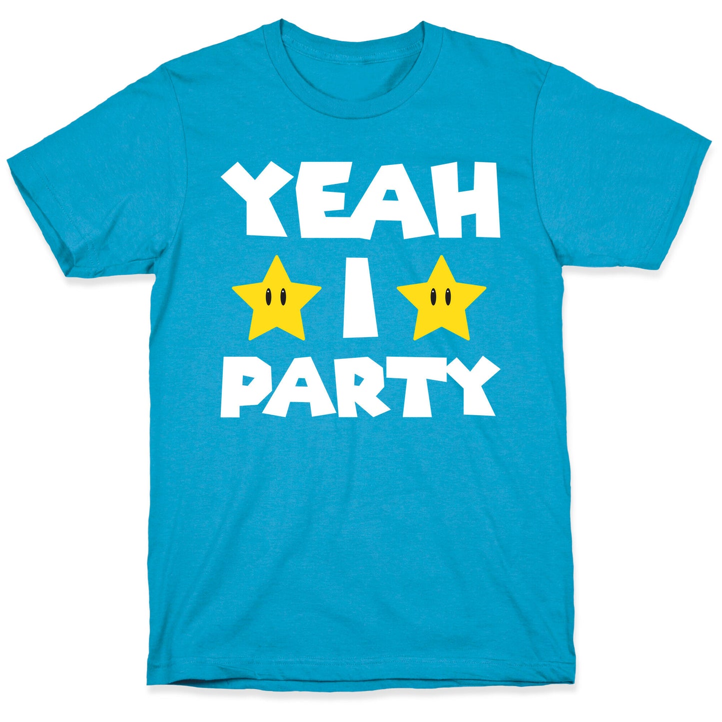 Yeah I Party Mario Parody Unisex Triblend Tee