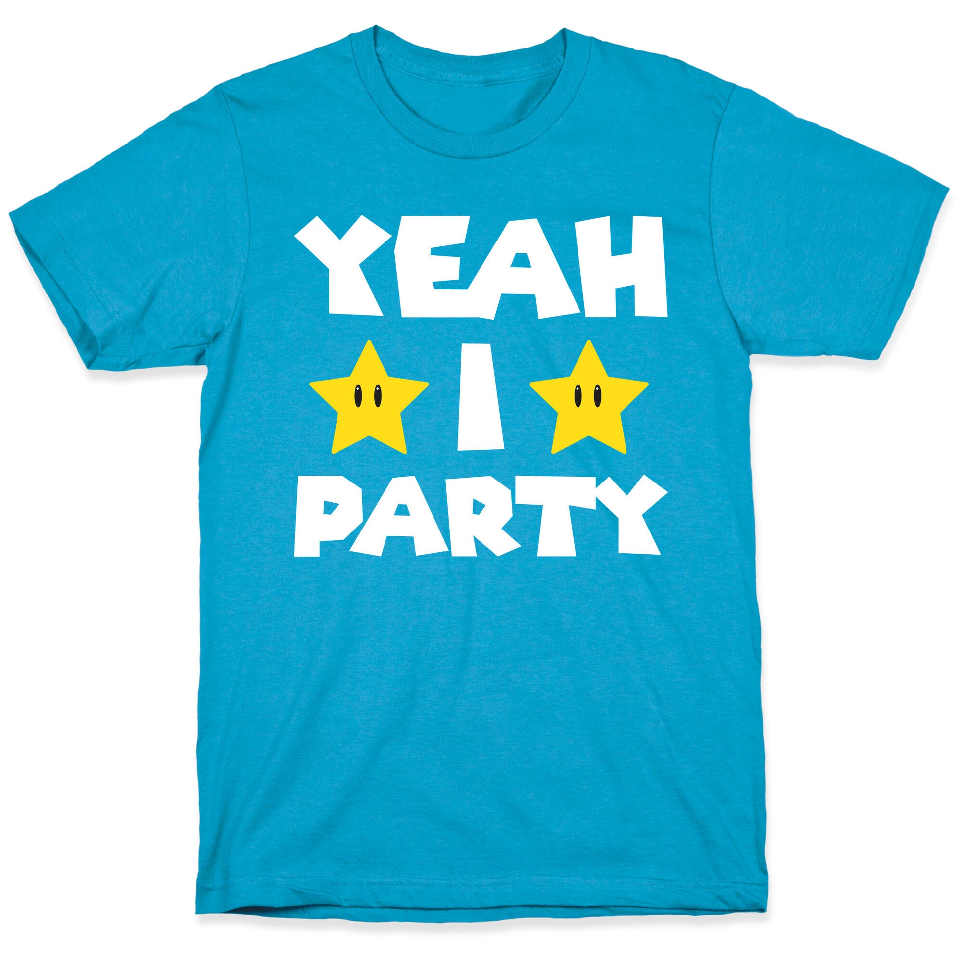 Yeah I Party Mario Parody Unisex Triblend Tee