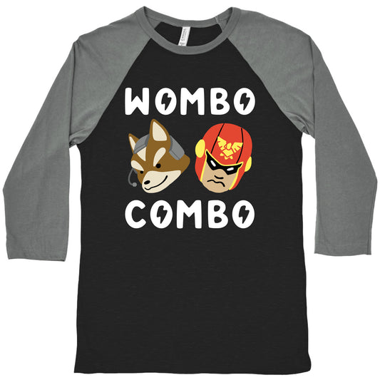 Wombo Combo - Fox and Captain Falcon Baseball Tee