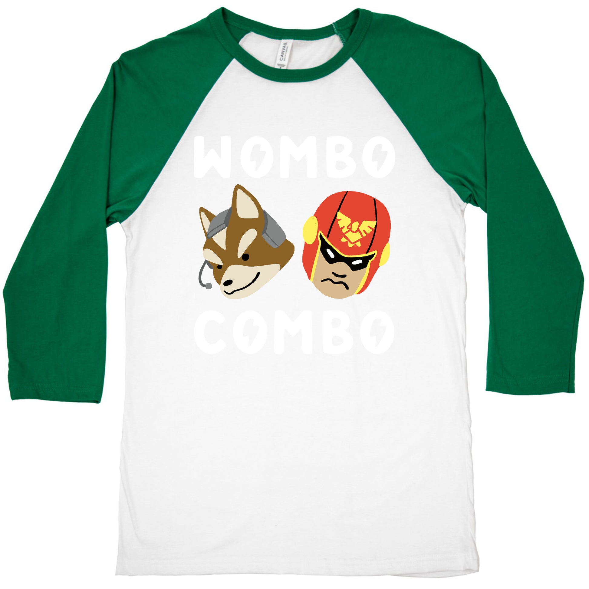 Wombo Combo - Fox and Captain Falcon Baseball Tee