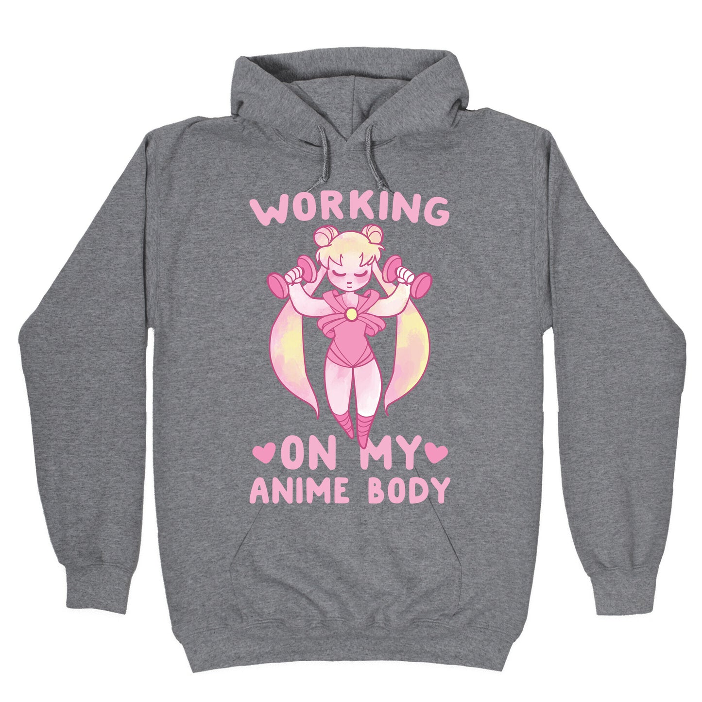 Working on my Anime Body Hoodie