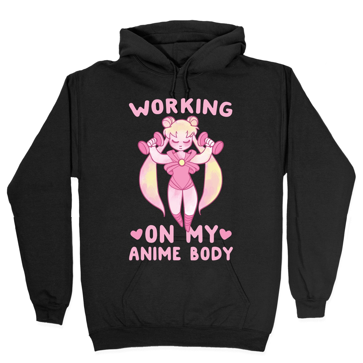 Working on my Anime Body Hoodie