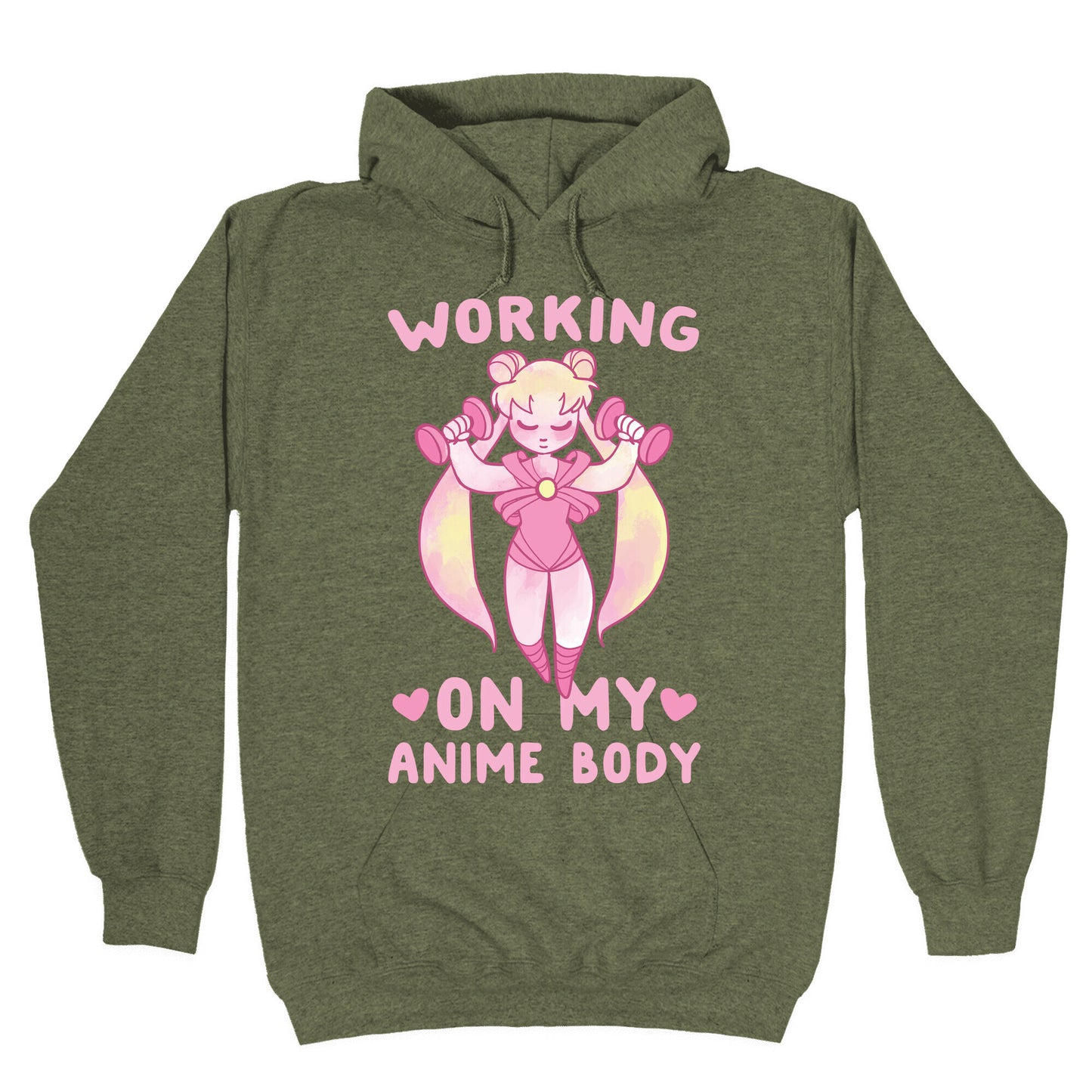 Working on my Anime Body Hoodie