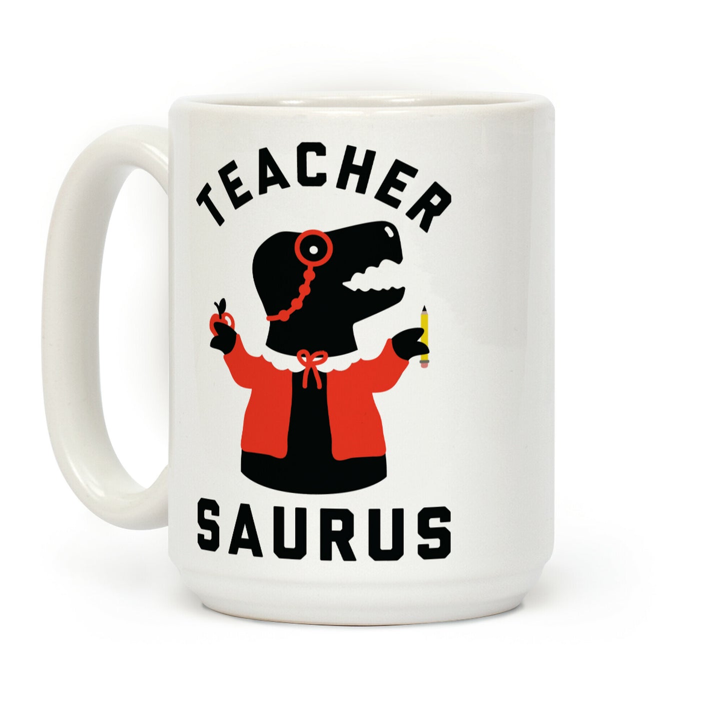 Teacher Saurus Cardigan Coffee Mug