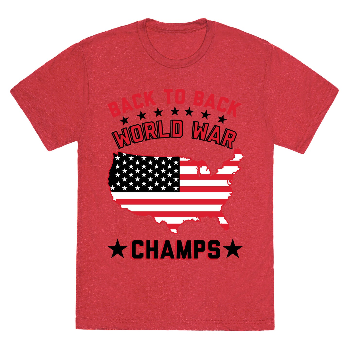 Back to Back World War Champs Unisex Triblend Tee