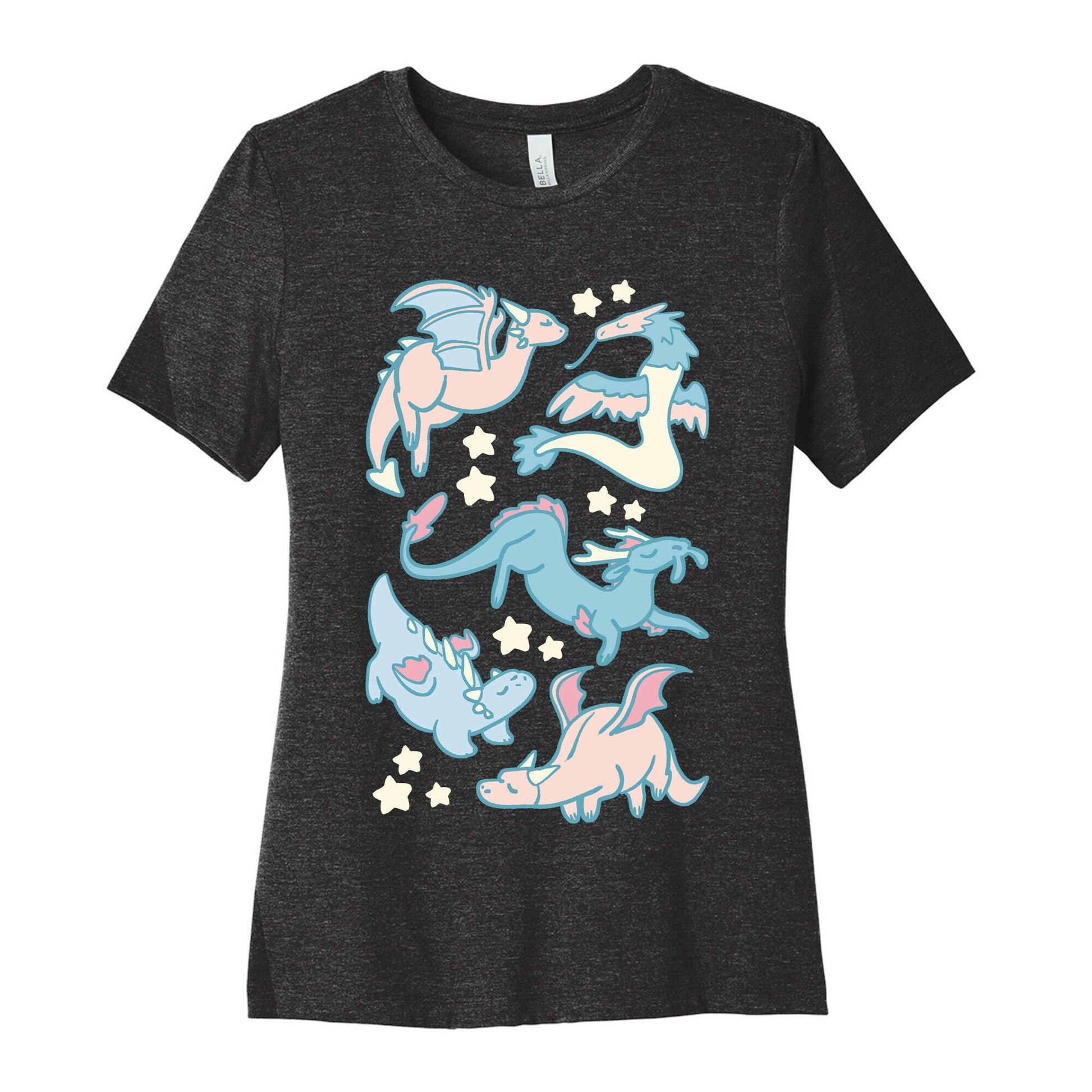 Dreamy Dragon Pattern Women's Cotton Tee