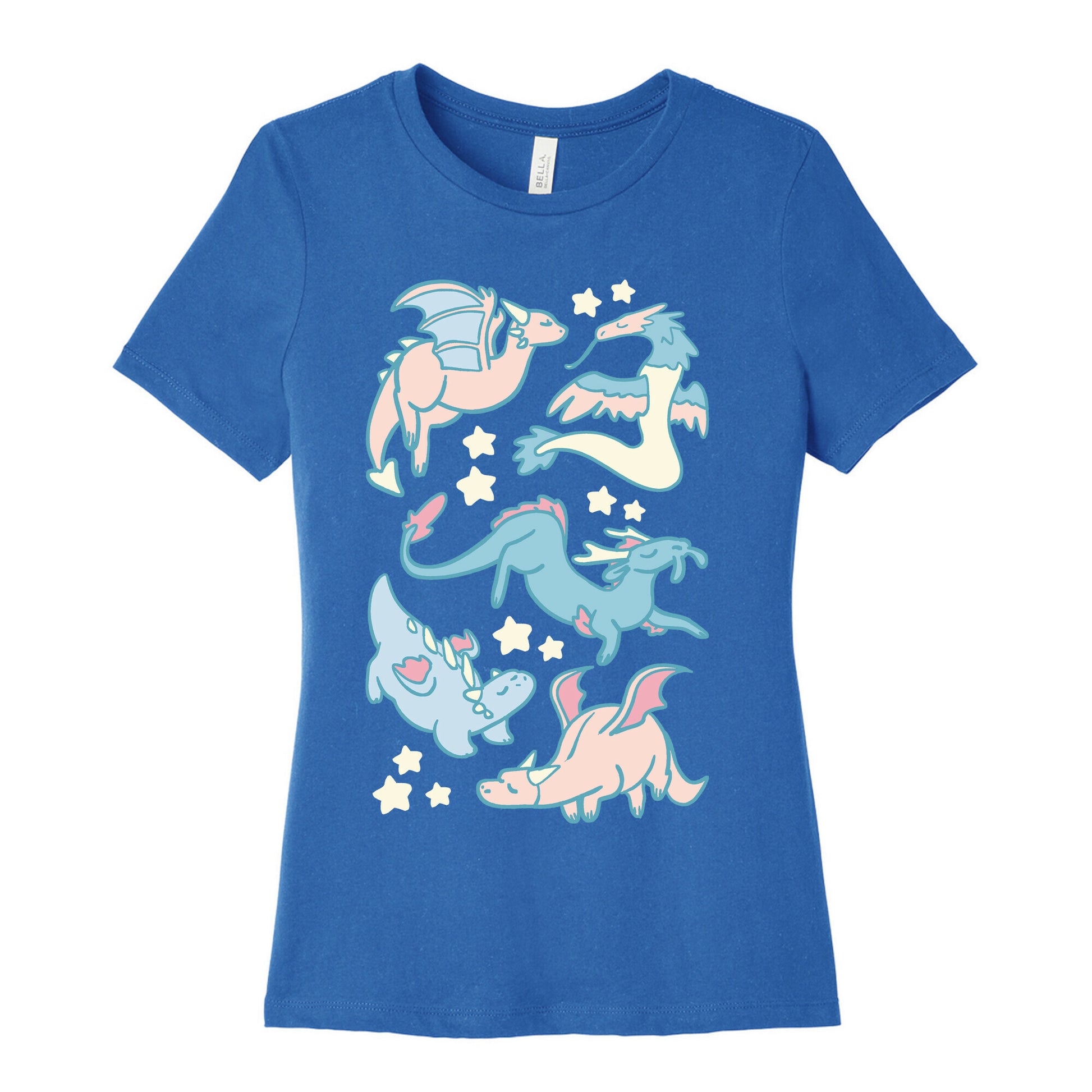 Dreamy Dragon Pattern Women's Cotton Tee