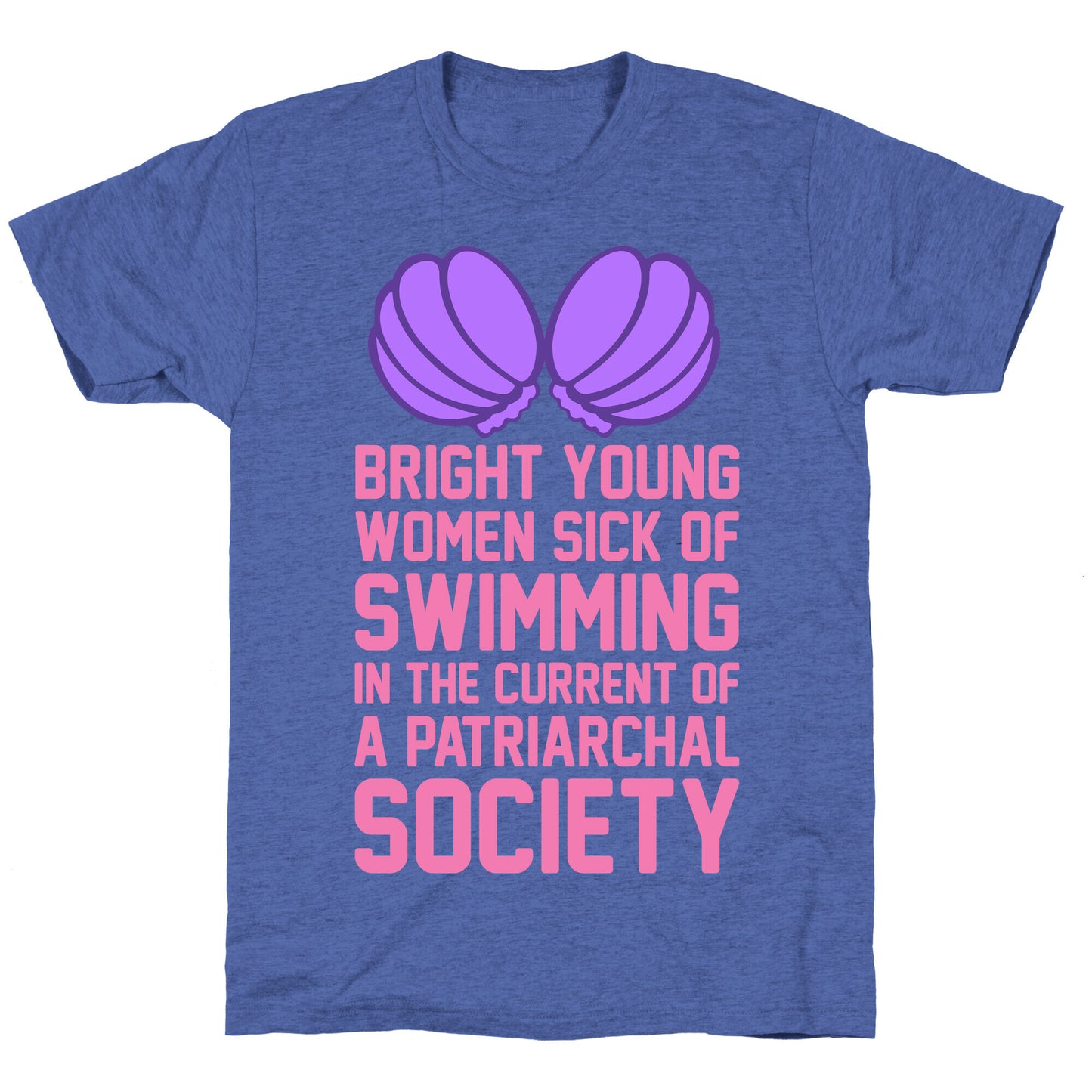 Feminist Mermaid Unisex Triblend Tee